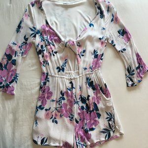 Charlotte Russe Floral Romper